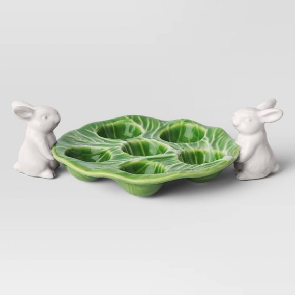 Threshold Cabbage Egg Serving Platter - Thumbnail 4